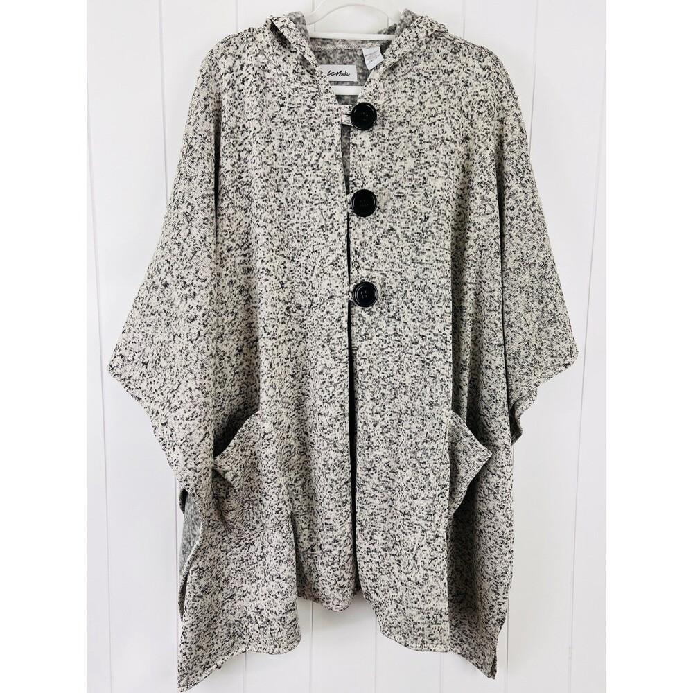 Le Moda Lord Daniel Sportswear Gray Knitted Oversize Cozy Batwing Sweater OS